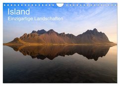 Island - einzigartige Landschaften (Wandkalender 2026 DIN A4 quer), CALVENDO Monatskalender