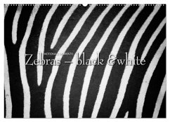 Emotionale Momente: Zebras - black & white. (Wandkalender 2026 DIN A2 quer), CALVENDO Monatskalender Emotionale Momente: Zebras - black & white. (Wandkalender 2026 DIN A2 quer), CALVENDO Monatskalender