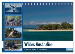 Cover Wildes Australien - Naturparadies 5. Kontinent (Tischkalender 2026 DIN A5 quer), CALVENDO Monatskalender
