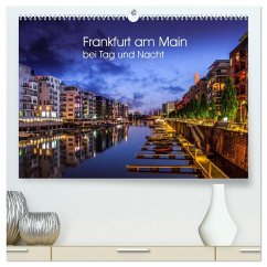 Frankfurt am Main bei Tag und Nacht (hochwertiger Premium Wandkalender 2026 DIN A2 quer), Kunstdruck in Hochglanz Frankfurt am Main bei Tag und Nacht (hochwertiger Premium Wandkalender 2026 DIN A2 quer), Kunstdruck in Hochglanz