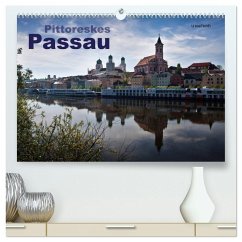 Pittoreskes Passau (hochwertiger Premium Wandkalender 2026 DIN A2 quer), Kunstdruck in Hochglanz