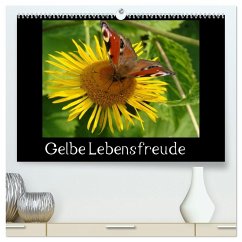 Gelbe Lebensfreude (hochwertiger Premium Wandkalender 2026 DIN A2 quer), Kunstdruck in Hochglanz Gelbe Lebensfreude (hochwertiger Premium Wandkalender 2026 DIN A2 quer), Kunstdruck in Hochglanz