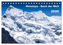 Himalaya - Dach der Welt (Tischkalender 2026 DIN A5 quer), CALVENDO Monatskalender