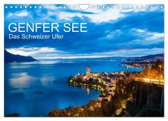 GENFER SEE Das Schweizer Ufer (Wandkalender 2026 DIN A4 quer), CALVENDO Monatskalender GENFER SEE Das Schweizer Ufer (Wandkalender 2026 DIN A4 quer), CALVENDO Monatskalender