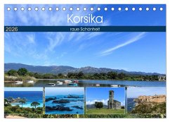 Cover Korsika - raue Schönheit (Tischkalender 2026 DIN A5 quer), CALVENDO Monatskalender