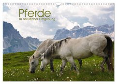 Cover Pferde - In natürlicher Umgebung (Wandkalender 2026 DIN A3 quer), CALVENDO Monatskalender