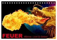 Cover Feuer ¿ Wärme, Licht & Gefahr (Tischkalender 2026 DIN A5 quer), CALVENDO Monatskalender
