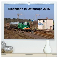 Cover Eisenbahn Kalender 2026 - Oberlausitz und Nachbarländer (hochwertiger Premium Wandkalender 2026 DIN A2 quer), Kunstdruck in Hochglanz
