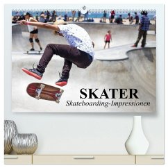 Cover Skater. Skateboarding-Impressionen (hochwertiger Premium Wandkalender 2026 DIN A2 quer), Kunstdruck in Hochglanz