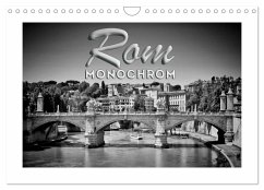 ROM Monochrom (Wandkalender 2026 DIN A4 quer), CALVENDO Monatskalender
