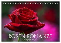 Cover Rosen Romanze - Visuelle Musik (Tischkalender 2026 DIN A5 quer), CALVENDO Monatskalender