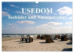 USEDOM - Seebäder und Naturparadies (Wandkalender 2026 DIN A3 quer), CALVENDO Monatskalender