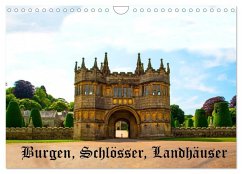 Cover Burgen, Schlösser, Landhäuser (Wandkalender 2026 DIN A4 quer), CALVENDO Monatskalender
