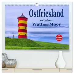 Cover Ostfriesland - zwischen Watt und Moor (hochwertiger Premium Wandkalender 2026 DIN A2 quer), Kunstdruck in Hochglanz