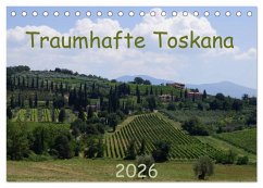 Cover Toskana 2026 (Tischkalender 2026 DIN A5 quer), CALVENDO Monatskalender