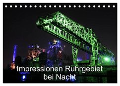 Cover Impressionen Ruhrgebiet bei Nacht (Tischkalender 2026 DIN A5 quer), CALVENDO Monatskalender