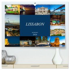 Metropole Lissabon (hochwertiger Premium Wandkalender 2026 DIN A2 quer), Kunstdruck in Hochglanz Metropole Lissabon (hochwertiger Premium Wandkalender 2026 DIN A2 quer), Kunstdruck in Hochglanz