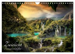 Zwielicht - Fantasylandschaften (Wandkalender 2026 DIN A4 quer), CALVENDO Monatskalender