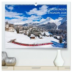 Graubünden Engadin 2026 (hochwertiger Premium Wandkalender 2026 DIN A2 quer), Kunstdruck in Hochglanz Graubünden Engadin 2026 (hochwertiger Premium Wandkalender 2026 DIN A2 quer), Kunstdruck in Hochglanz
