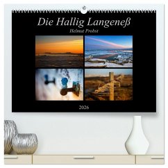 Die Hallig Langeneß (hochwertiger Premium Wandkalender 2026 DIN A2 quer), Kunstdruck in Hochglanz