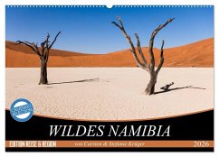 Wildes Namibia (Wandkalender 2026 DIN A2 quer), CALVENDO Monatskalender
