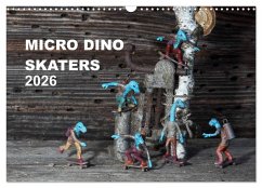 Micro Dino Skaters 2026 (Wandkalender 2026 DIN A3 quer), CALVENDO Monatskalender Micro Dino Skaters 2026 (Wandkalender 2026 DIN A3 quer), CALVENDO Monatskalender