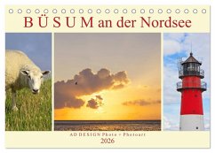 Büsum an der Nordsee (Tischkalender 2026 DIN A5 quer), CALVENDO Monatskalender