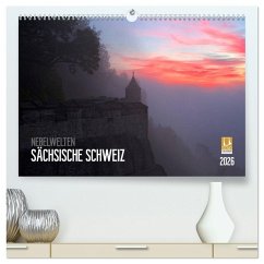 Nebelwelten Sächsische Schweiz (hochwertiger Premium Wandkalender 2026 DIN A2 quer), Kunstdruck in Hochglanz Nebelwelten Sächsische Schweiz (hochwertiger Premium Wandkalender 2026 DIN A2 quer), Kunstdruck in Hochglanz