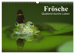 Cover Frösche. Quakend durchs Leben (Wandkalender 2026 DIN A3 quer), CALVENDO Monatskalender