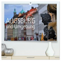 Augsburg und Umgebung (hochwertiger Premium Wandkalender 2026 DIN A2 quer), Kunstdruck in Hochglanz