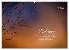 Cover Kalender, Fotos selbst einkleben, selbst gestalten (Wandkalender 2026 DIN A2 quer), CALVENDO Monatskalender