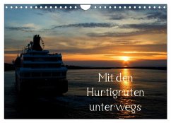 Mit den Hurtigruten unterwegs (Wandkalender 2026 DIN A4 quer), CALVENDO Monatskalender
