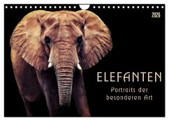 Cover Elefanten - Portraits der besonderen Art (Wandkalender 2026 DIN A4 quer), CALVENDO Monatskalender