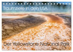 Traumziele in den USA. Der Yellowstone National Park (Tischkalender 2026 DIN A5 quer), CALVENDO Monatskalender Cover Traumziele in den USA. Der Yellowstone National Park (Tischkalender 2026 DIN A5 quer), CALVENDO Monatskalender