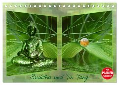Cover Buddha und Yin Yang (Tischkalender 2026 DIN A5 quer), CALVENDO Monatskalender