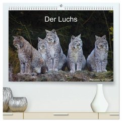 Der Luchs (hochwertiger Premium Wandkalender 2026 DIN A2 quer), Kunstdruck in Hochglanz