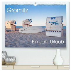 Grömitz - Ein Jahr Urlaub (hochwertiger Premium Wandkalender 2026 DIN A2 quer), Kunstdruck in Hochglanz