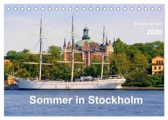 Sommer in Stockholm 2026 (Tischkalender 2026 DIN A5 quer), CALVENDO Monatskalender