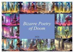 Cover Bizarre Poetry of Doom (Desk Calendar 2026 DIN A5 landscape), CALVENDO 12 Month DeskCalendar