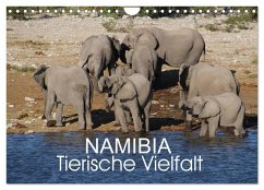 Namibia - Tierische Vielfalt (Wandkalender 2026 DIN A4 quer), CALVENDO Monatskalender