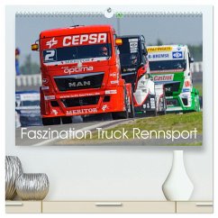 Faszination Truck Rennsport (hochwertiger Premium Wandkalender 2026 DIN A2 quer), Kunstdruck in Hochglanz