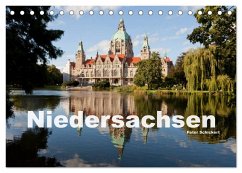 Cover Niedersachsen (Tischkalender 2026 DIN A5 quer), CALVENDO Monatskalender