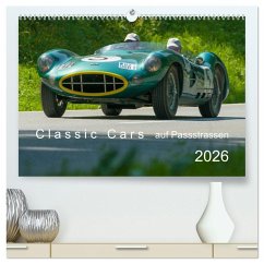 Cover Classic Cars auf Passstrassen 2026 (hochwertiger Premium Wandkalender 2026 DIN A2 quer), Kunstdruck in Hochglanz