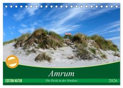 Amrum, die Perle in der Nordsee (Tischkalender 2026 DIN A5 quer), CALVENDO Monatskalender