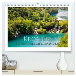 Cover Kroatien - Plitwitzer Seen, Rijeka und Krk (hochwertiger Premium Wandkalender 2026 DIN A2 quer), Kunstdruck in Hochglanz
