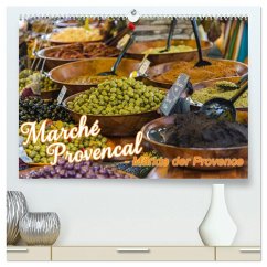 Marché Provencal - Märkte der Provence (hochwertiger Premium Wandkalender 2026 DIN A2 quer), Kunstdruck in Hochglanz