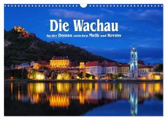 Cover Die Wachau - An der Donau zwischen Melk und Krems (Wandkalender 2026 DIN A3 quer), CALVENDO Monatskalender