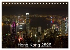 Hong Kong 2026 (Tischkalender 2026 DIN A5 quer), CALVENDO Monatskalender Hong Kong 2026 (Tischkalender 2026 DIN A5 quer), CALVENDO Monatskalender