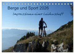 Cover Berge und Sport 2026, Impressionen einer Leidenschaft (Tischkalender 2026 DIN A5 quer), CALVENDO Monatskalender