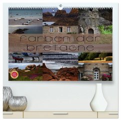 Farben der Bretagne (hochwertiger Premium Wandkalender 2026 DIN A2 quer), Kunstdruck in Hochglanz